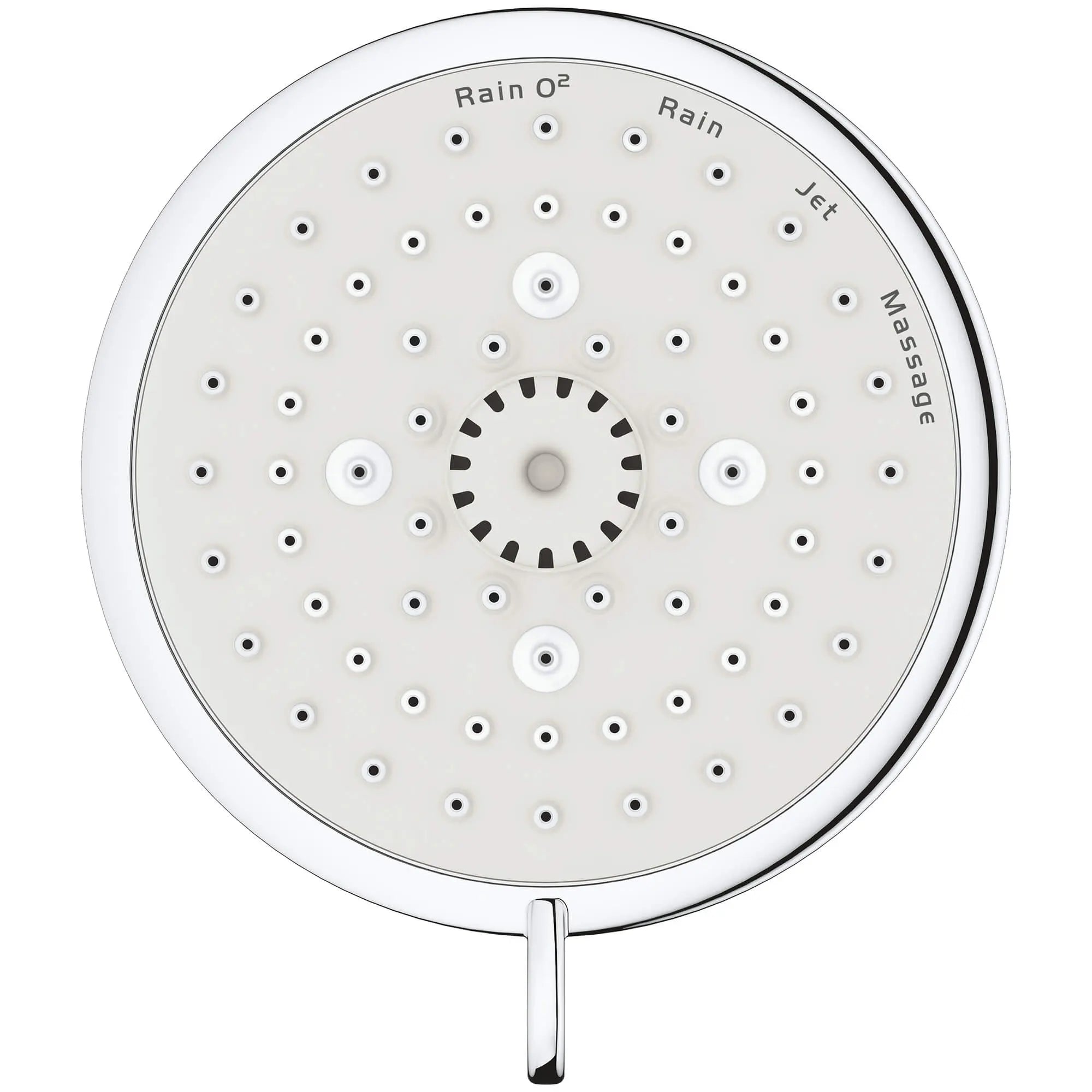 100 Shower Head, 4" - 4 Sprays, 2.5 GPM (9.5 L/min)
