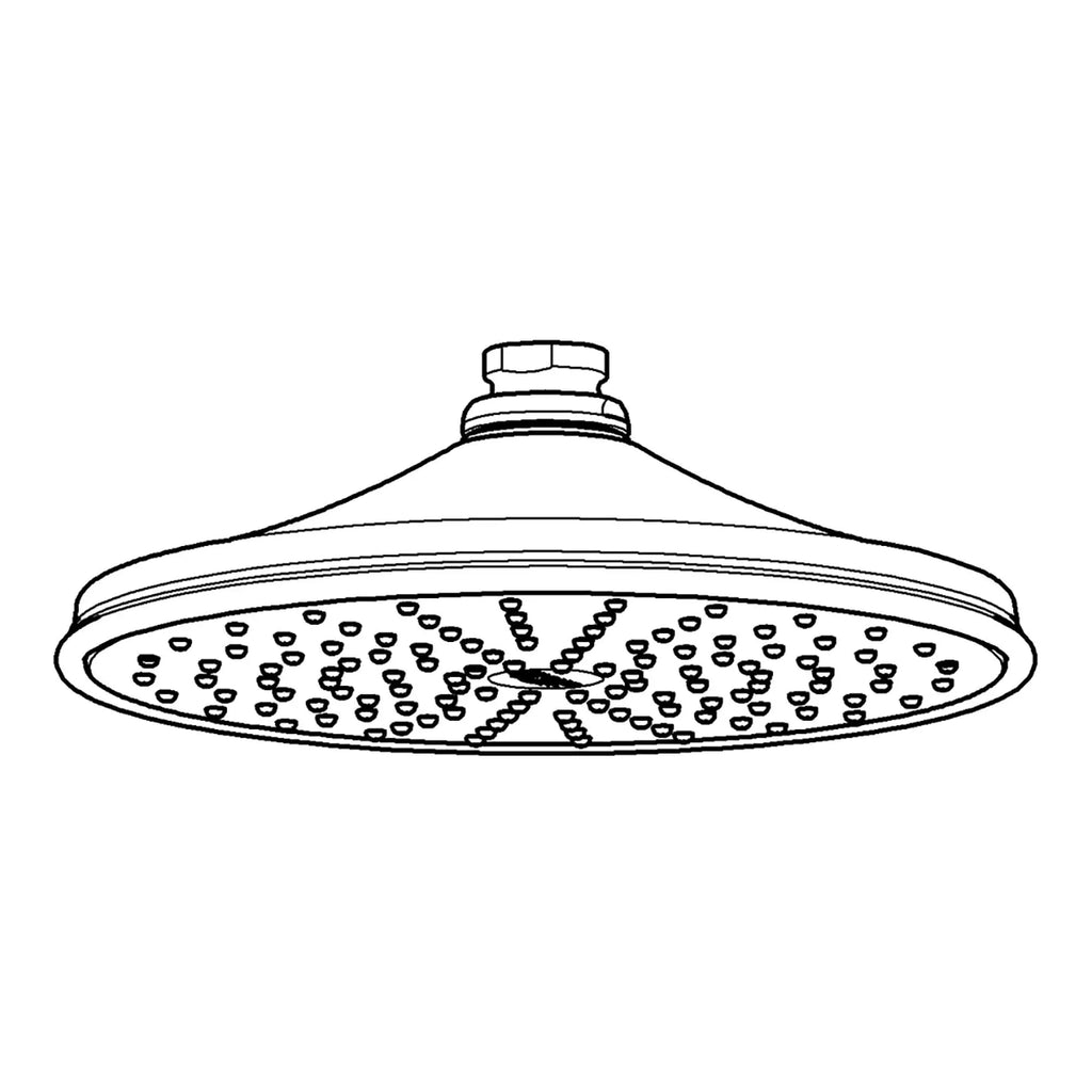 210 Shower Head, 8" - 1 Spray, 2.5 gpm