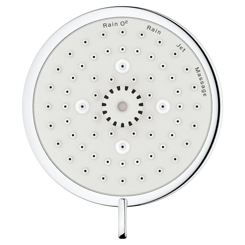 100 Shower Head, 4" - 4 Sprays, 2.5 GPM (9.5 L/min)