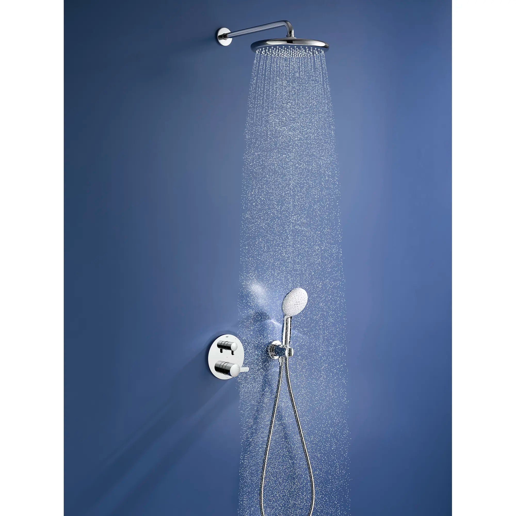 250 Rain Shower Head, 9 7?8" - 1 Spray, 1.75 GPM (6.6 L/min)