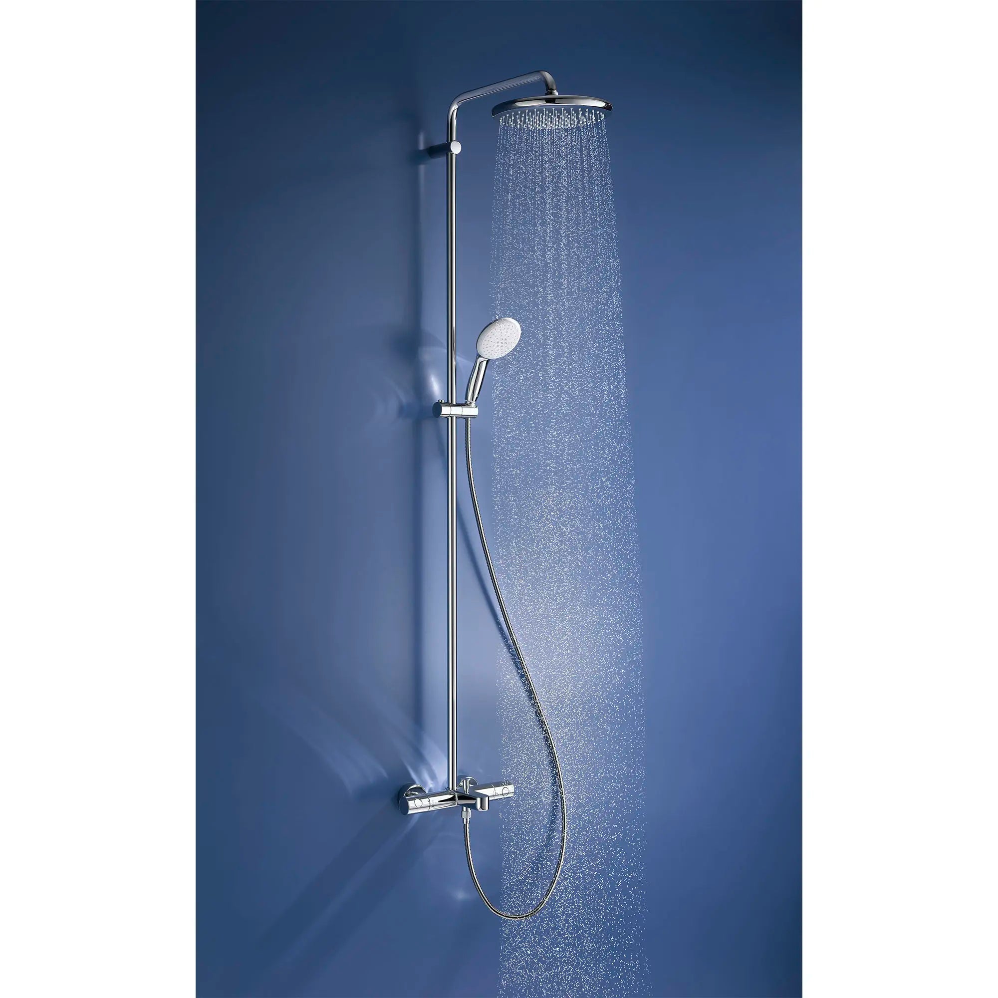 250 Rain Shower Head, 9 7?8" - 1 Spray, 1.75 GPM (6.6 L/min)