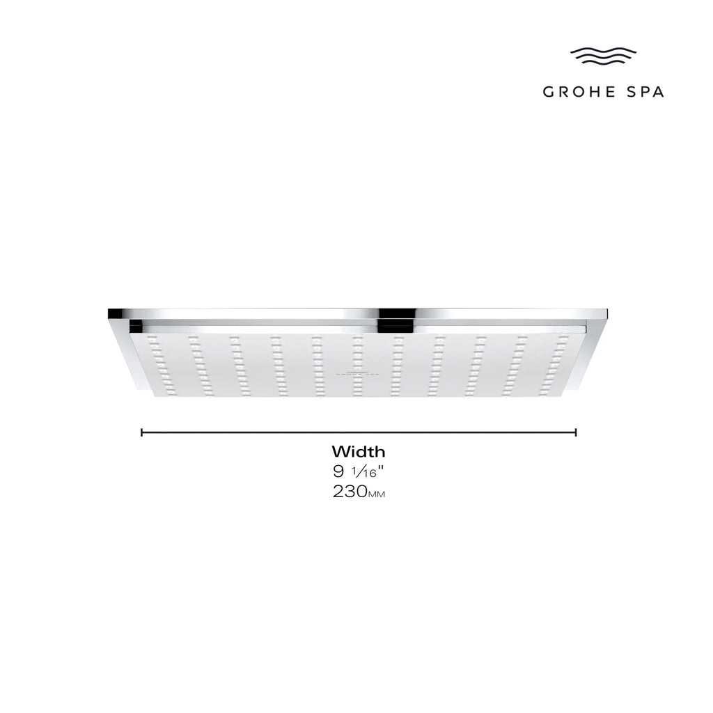 Rainshower Allure 230 Ceiling Shower Head, 9" - 1 Spray, 1.75 GPM (6.6 L/min)