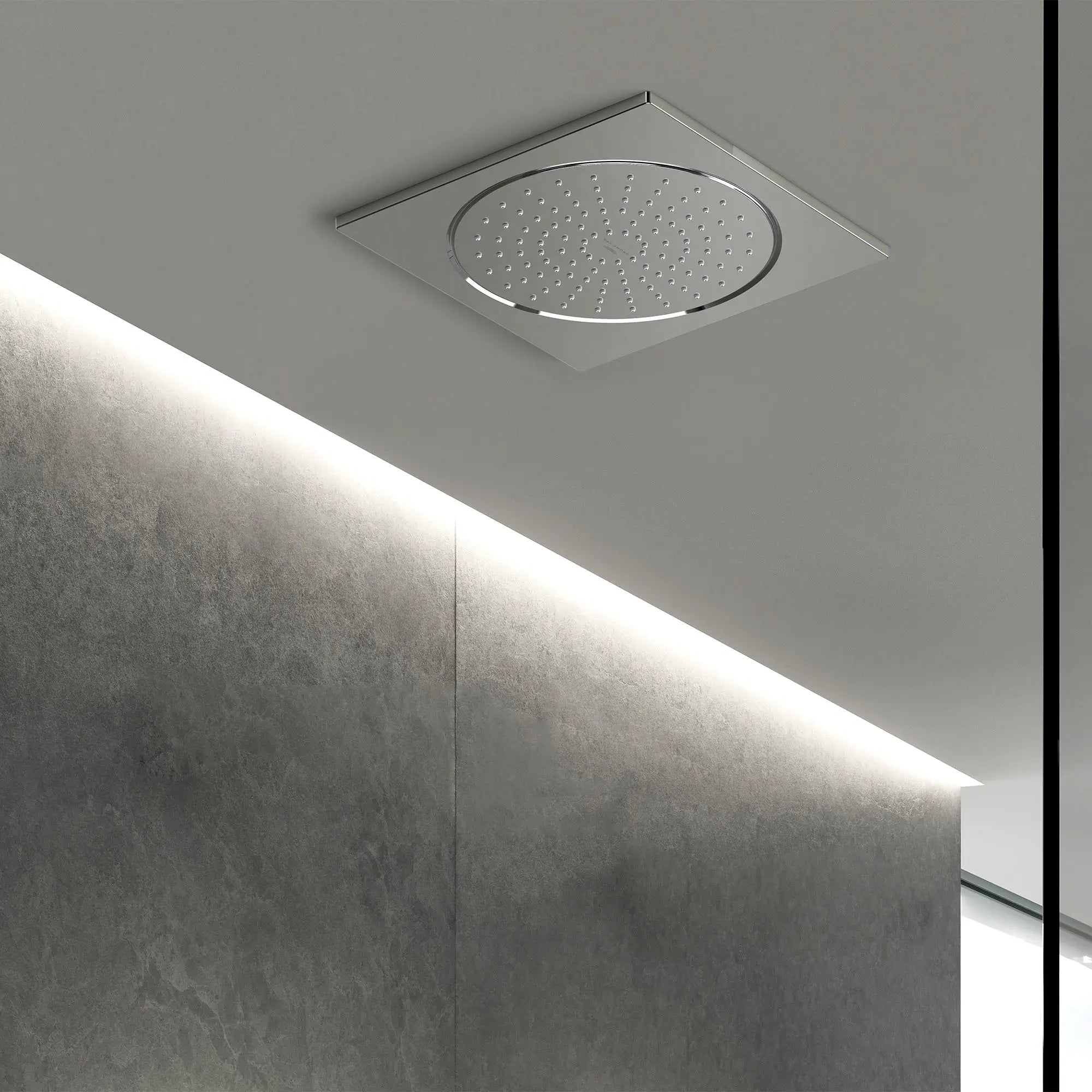 10" Ceiling Shower Head - 1 Spray, 1.75 GPM (6.6 L/min)