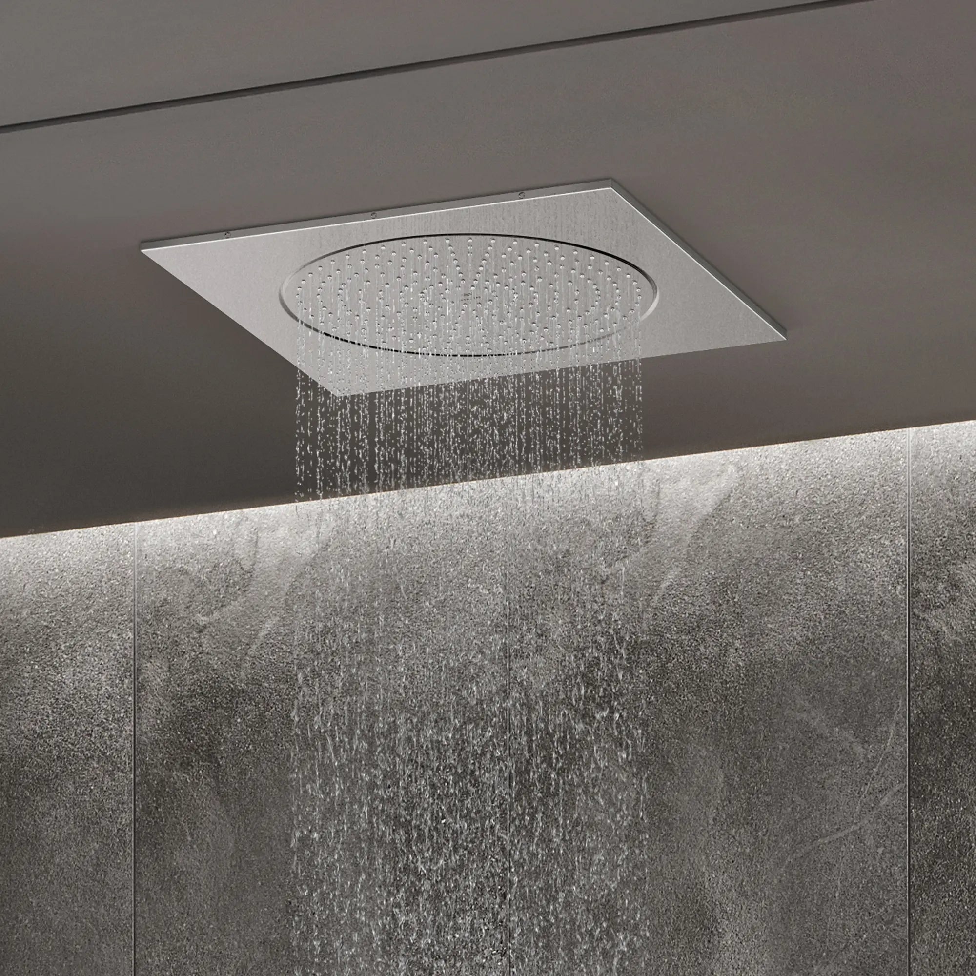 20" Ceiling Shower Head 1 Spray, 1.75 GPM (6.6 L/min)