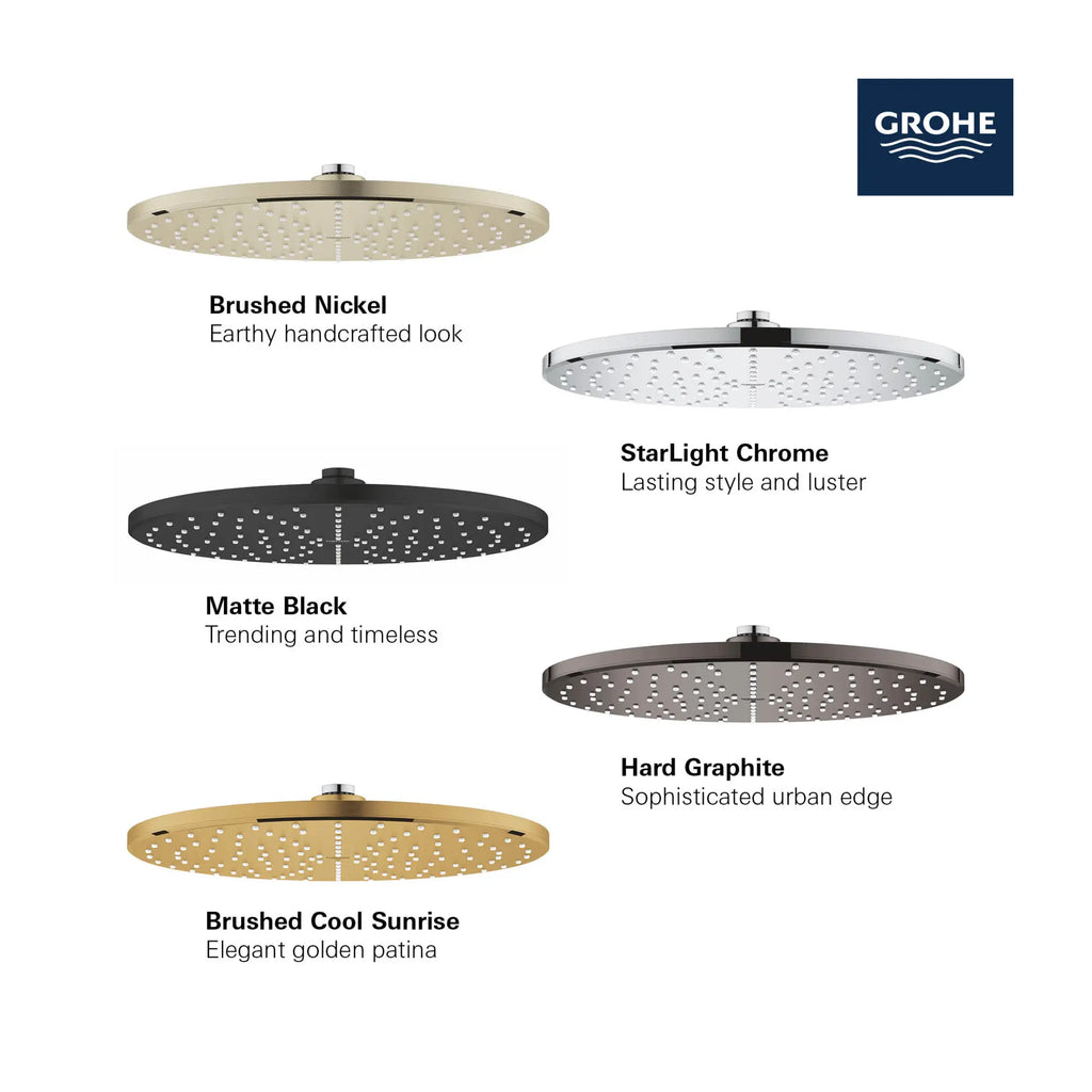 310 Mono Shower Head, 12" - 1 Spray, 1.75 GPM (6.6 L/min)