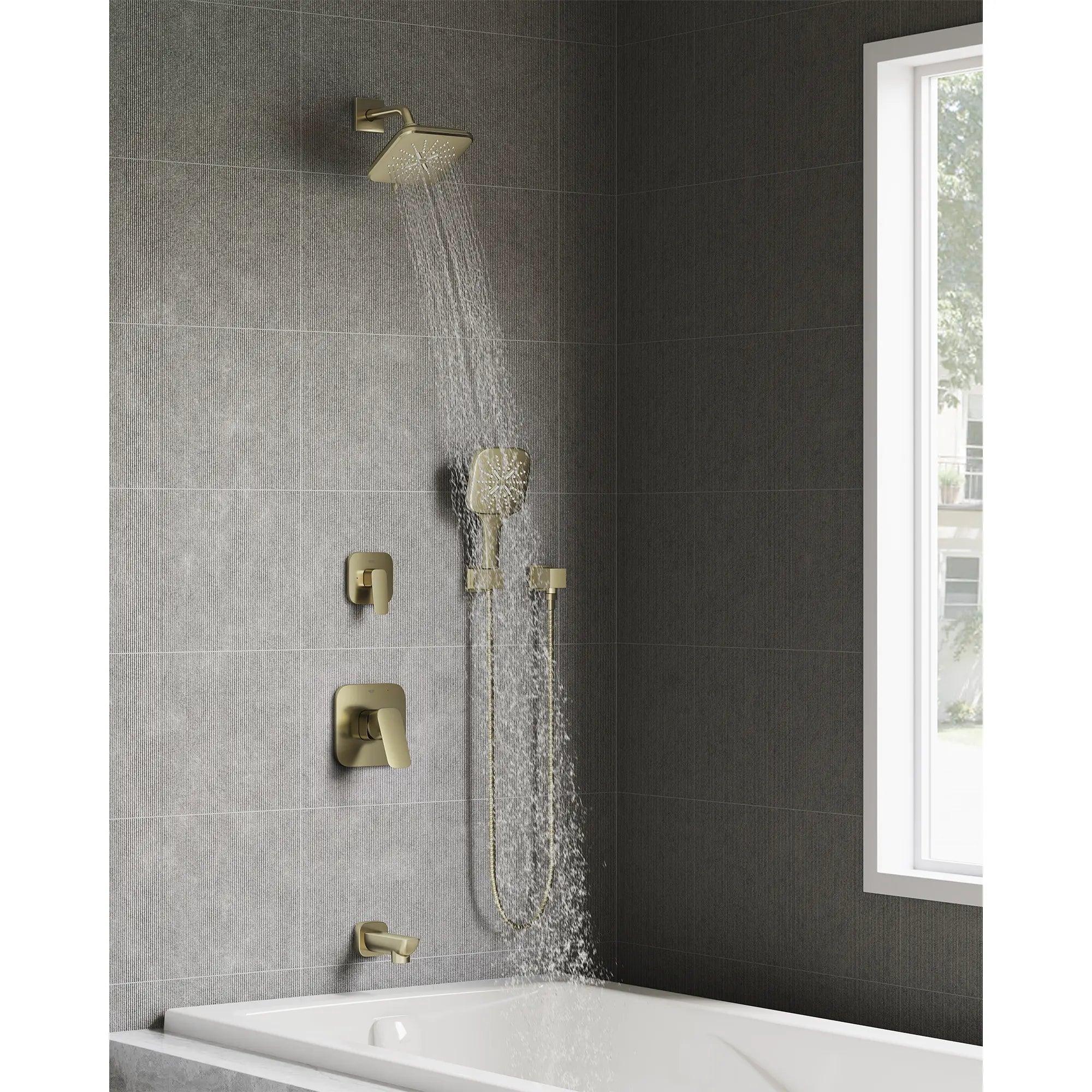 Shower Head, 6-1/2" - 3 Sprays, 1.75 GPM (6.6 L/min)