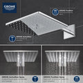 310 Shower Head Set, 12" - 2 Sprays, 1.75 GPM (6.6 L/min)