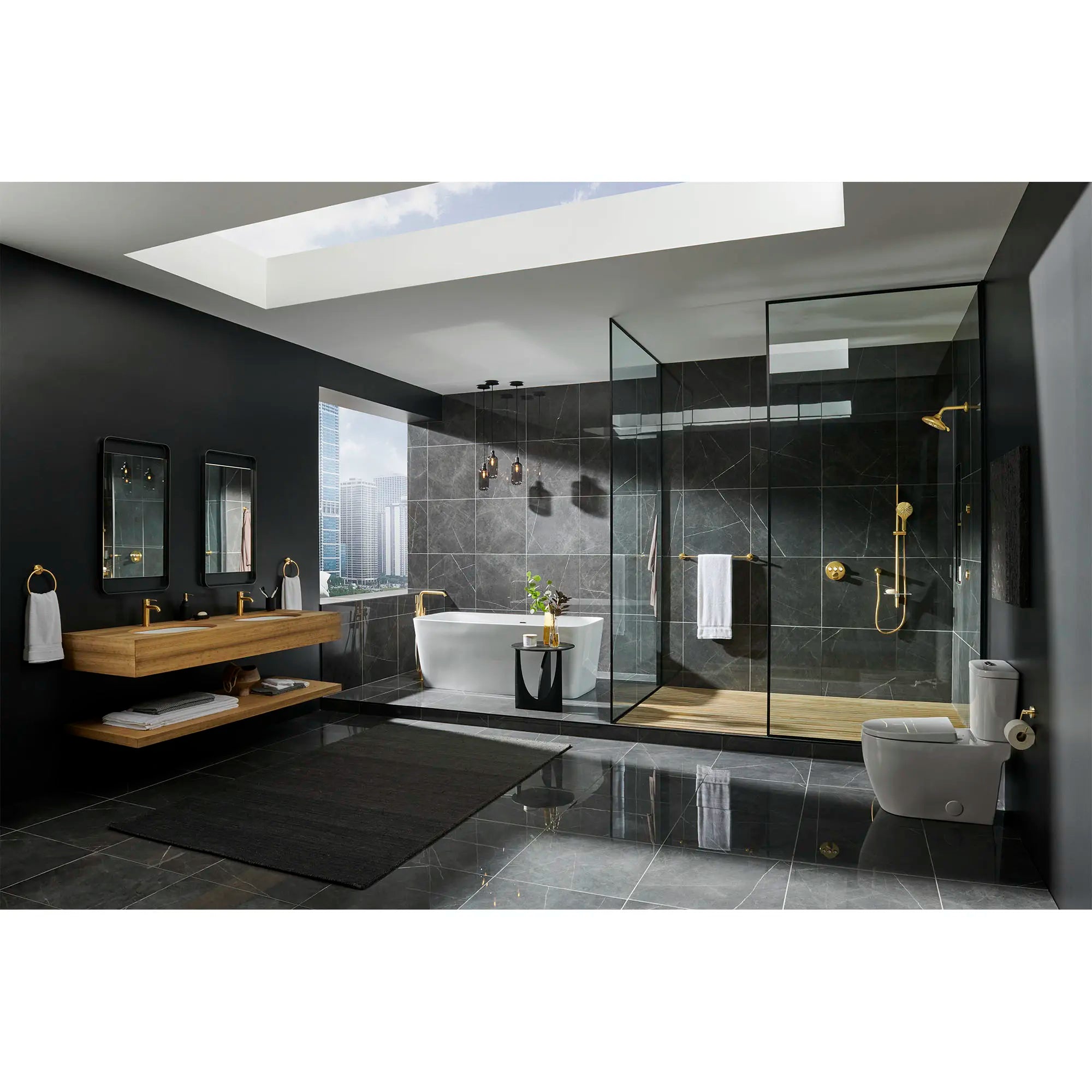 Shower Head, 6-1/2" - 3 Sprays, 1.75 GPM (6.6 L/min)