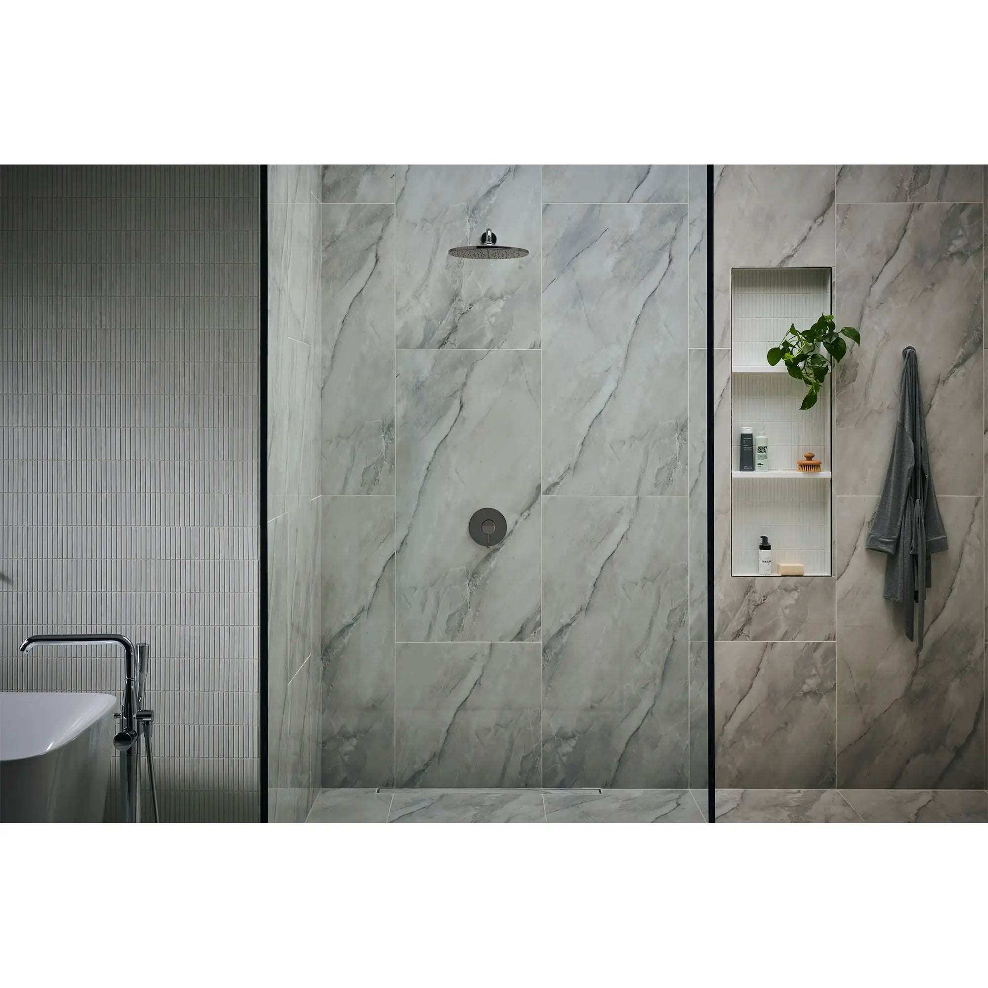 310 Mono Shower Head, 12" - 1 Spray, 1.75 GPM (6.6 L/min)