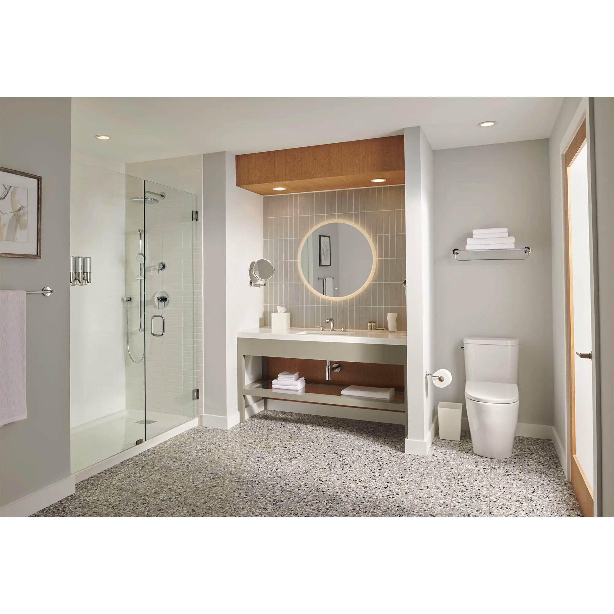 250 Rain Shower Head, 9 7?8" - 1 Spray, 1.75 GPM (6.6 L/min)