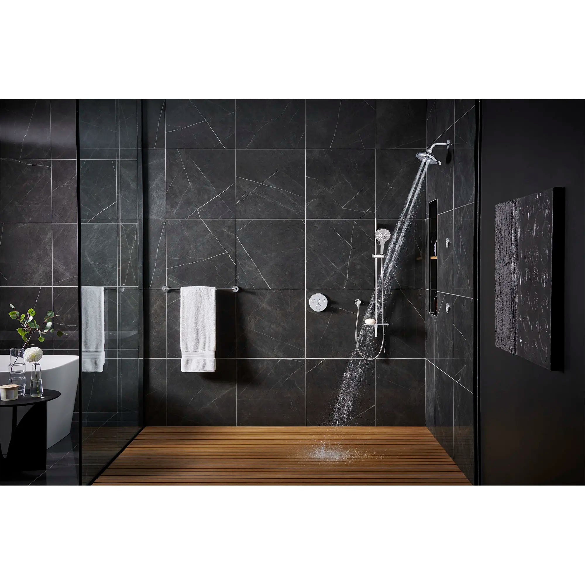 Shower Head, 6-1/2" - 3 Sprays, 1.75 GPM (6.6 L/min)