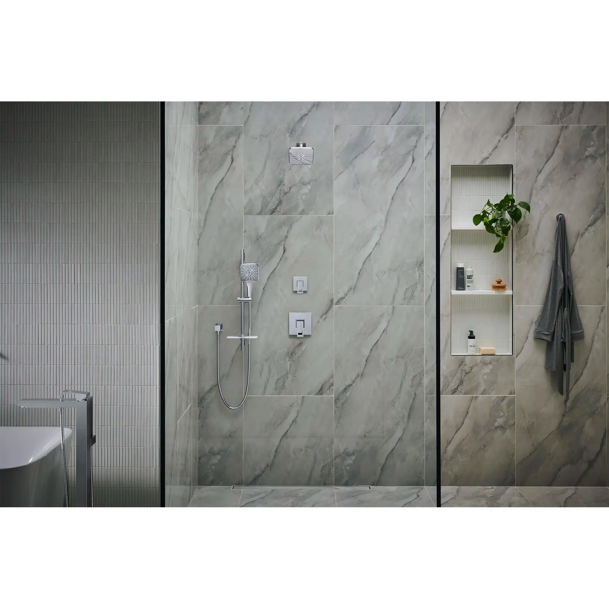 Shower Head, 6-1/2" - 3 Sprays, 1.75 GPM (6.6 L/min)