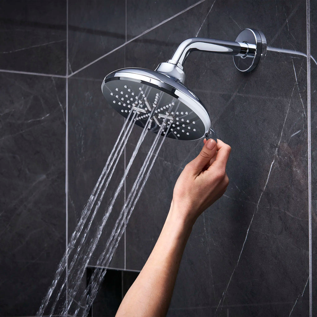 Shower Head, 6-1/2" - 3 Sprays, 1.75 GPM (6.6 L/min)