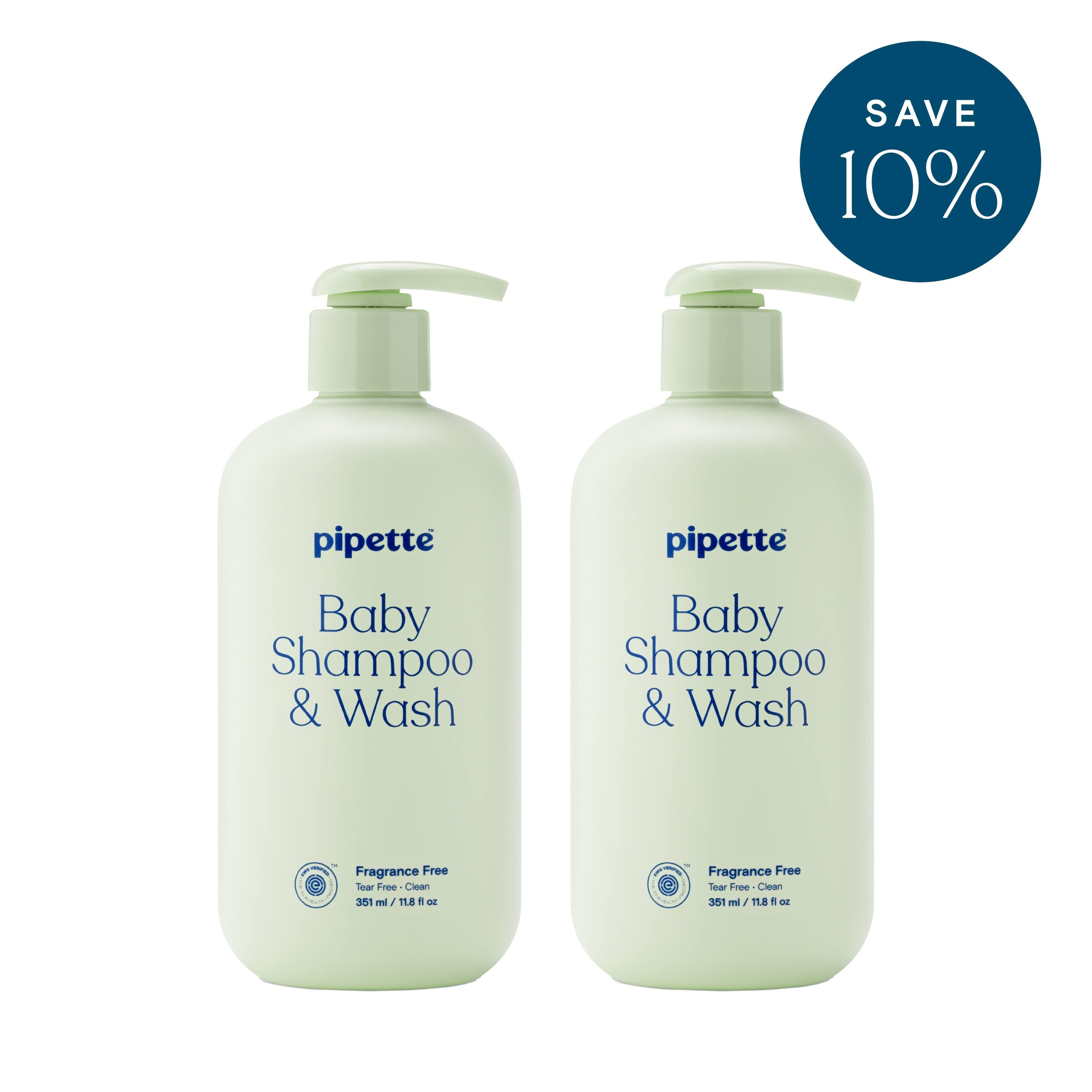 Fragrance-Free Baby Shampoo + Wash Duo