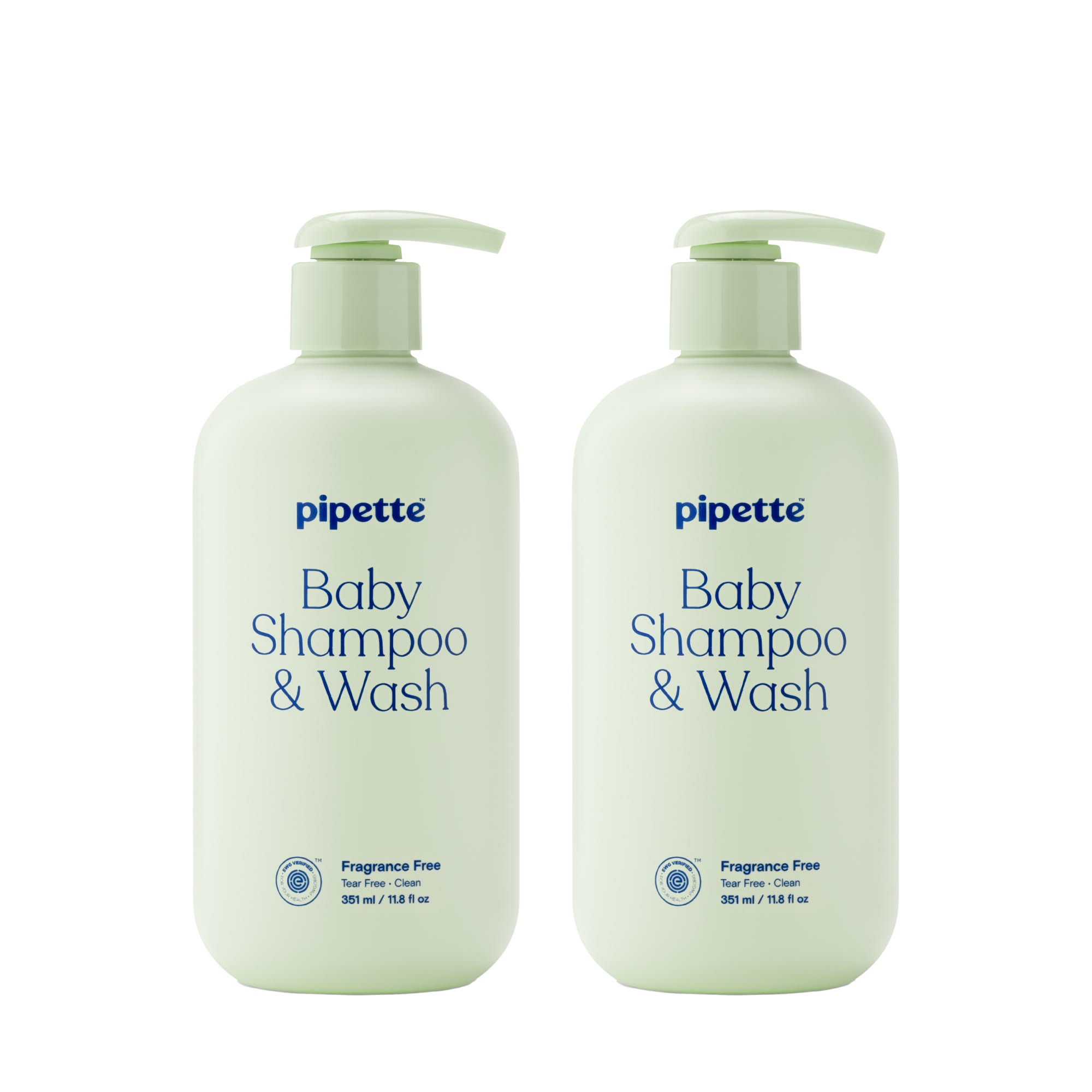 Fragrance-Free Baby Shampoo + Wash Duo
