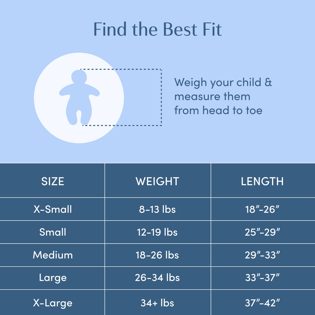 Sleeping Baby Rainbows Zipadee-Zip Swaddle Transition - Lightweight