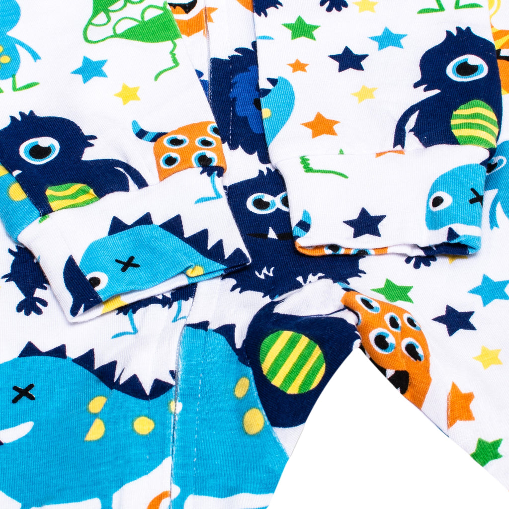 Sleeping Baby Monster Madness One-Piece Pajama