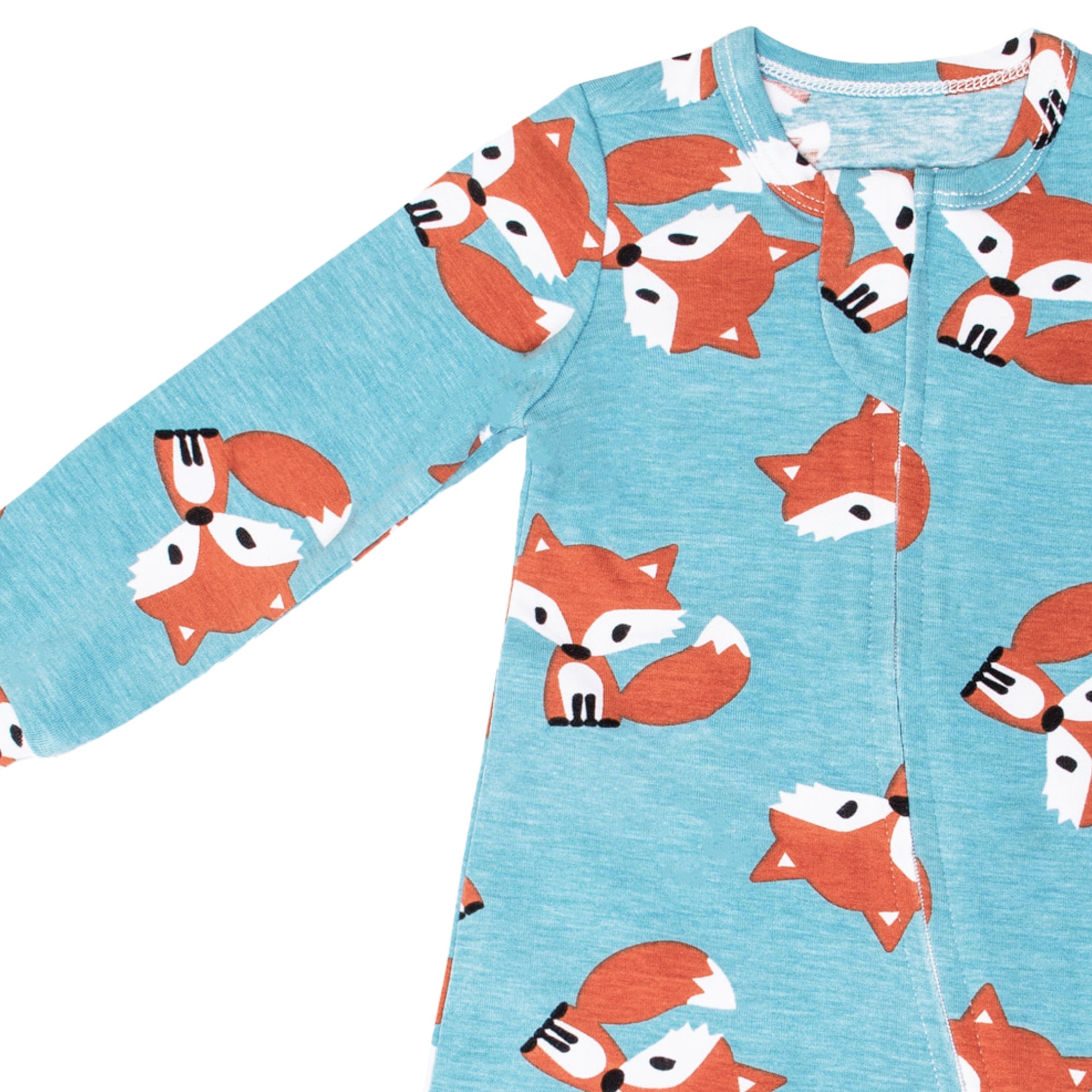 Sleeping Baby Friendly Fox One-Piece Pajama