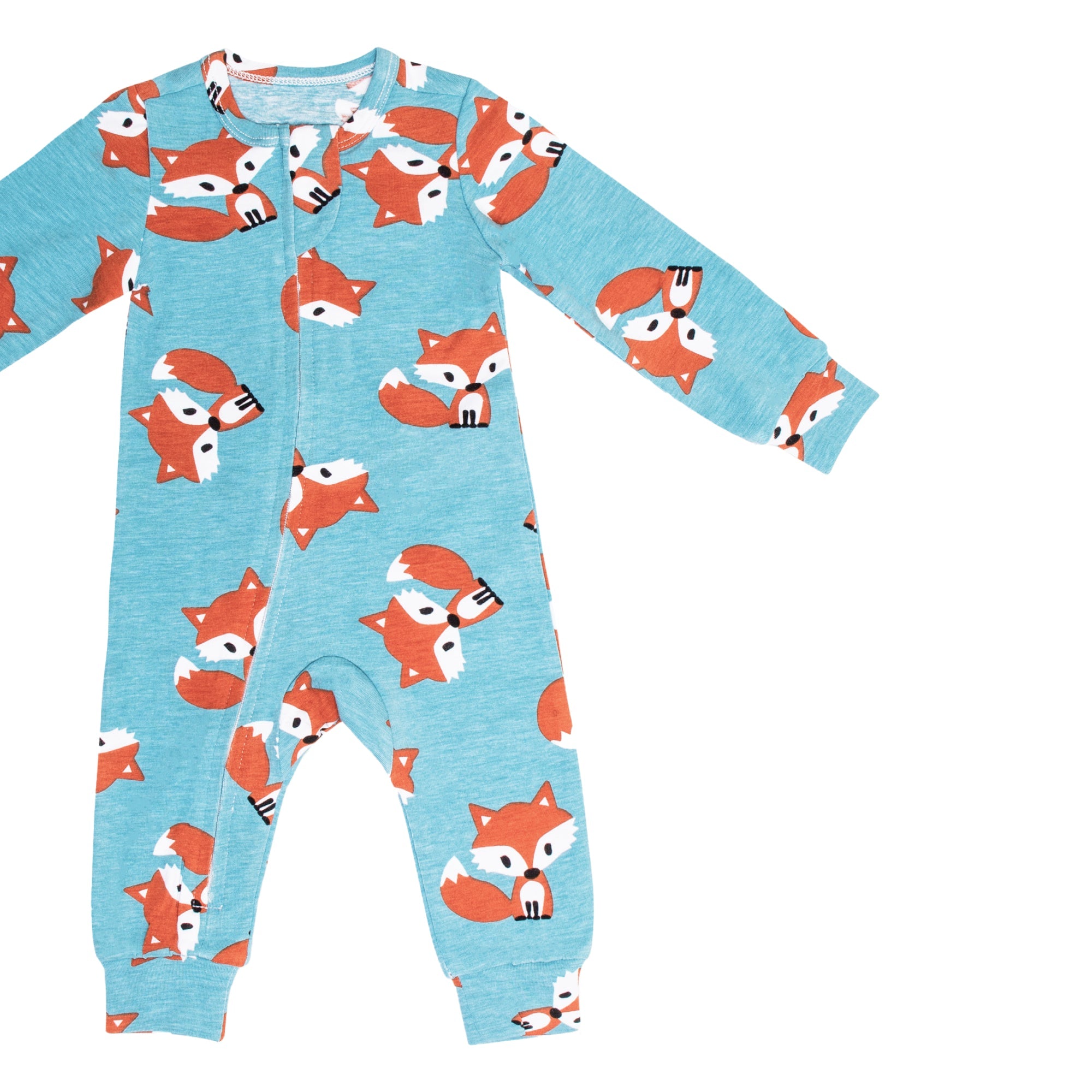 Sleeping Baby Friendly Fox One-Piece Pajama