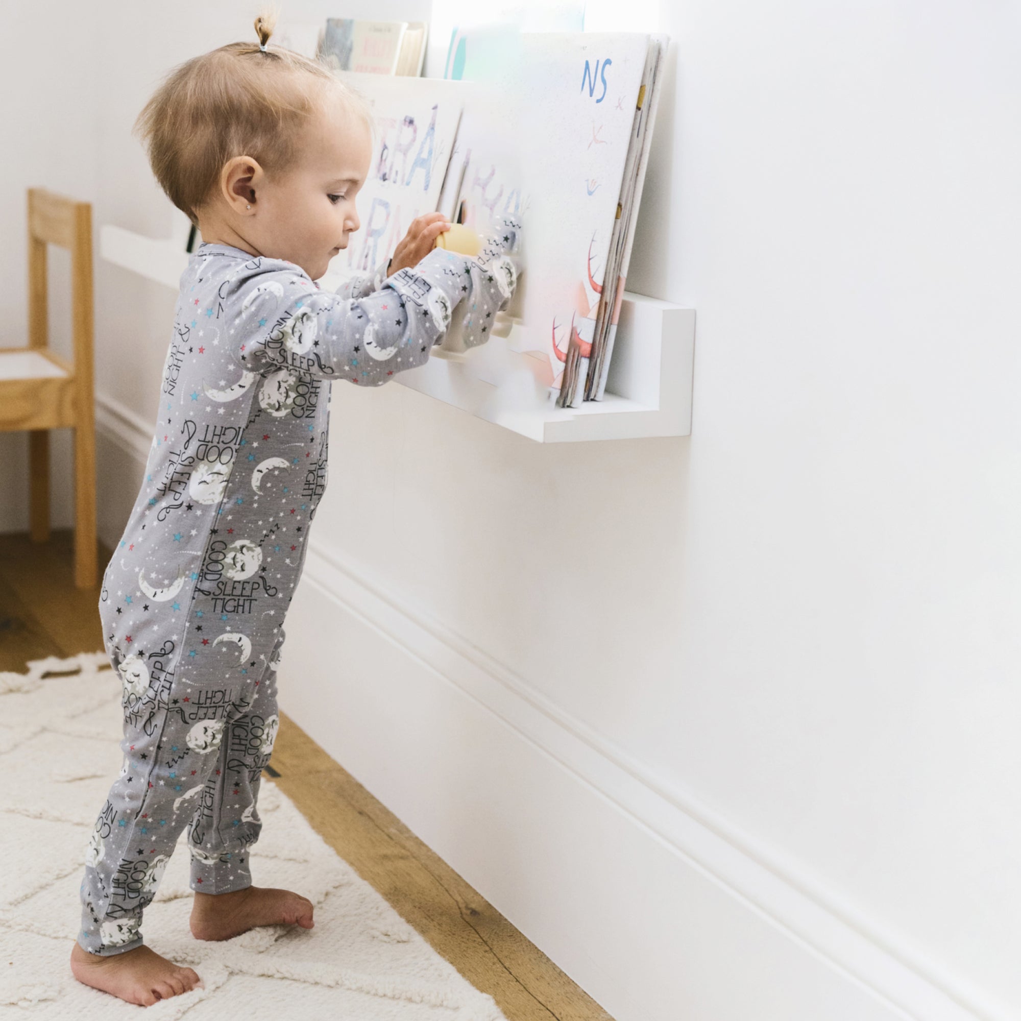 Sleeping Baby Goodnight Moon One-Piece Pajama