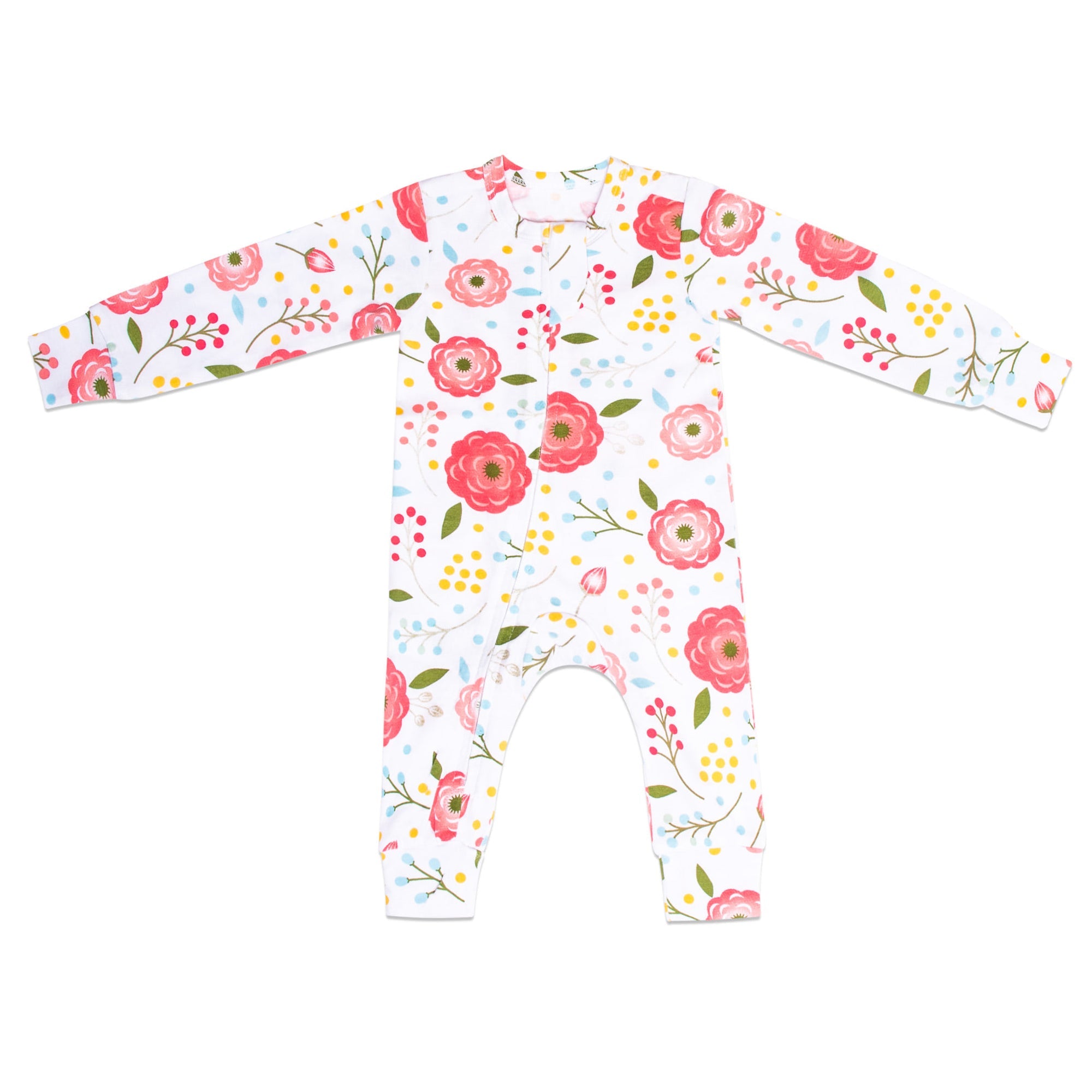 Sleeping Baby Pink Poppy One-Piece Pajama