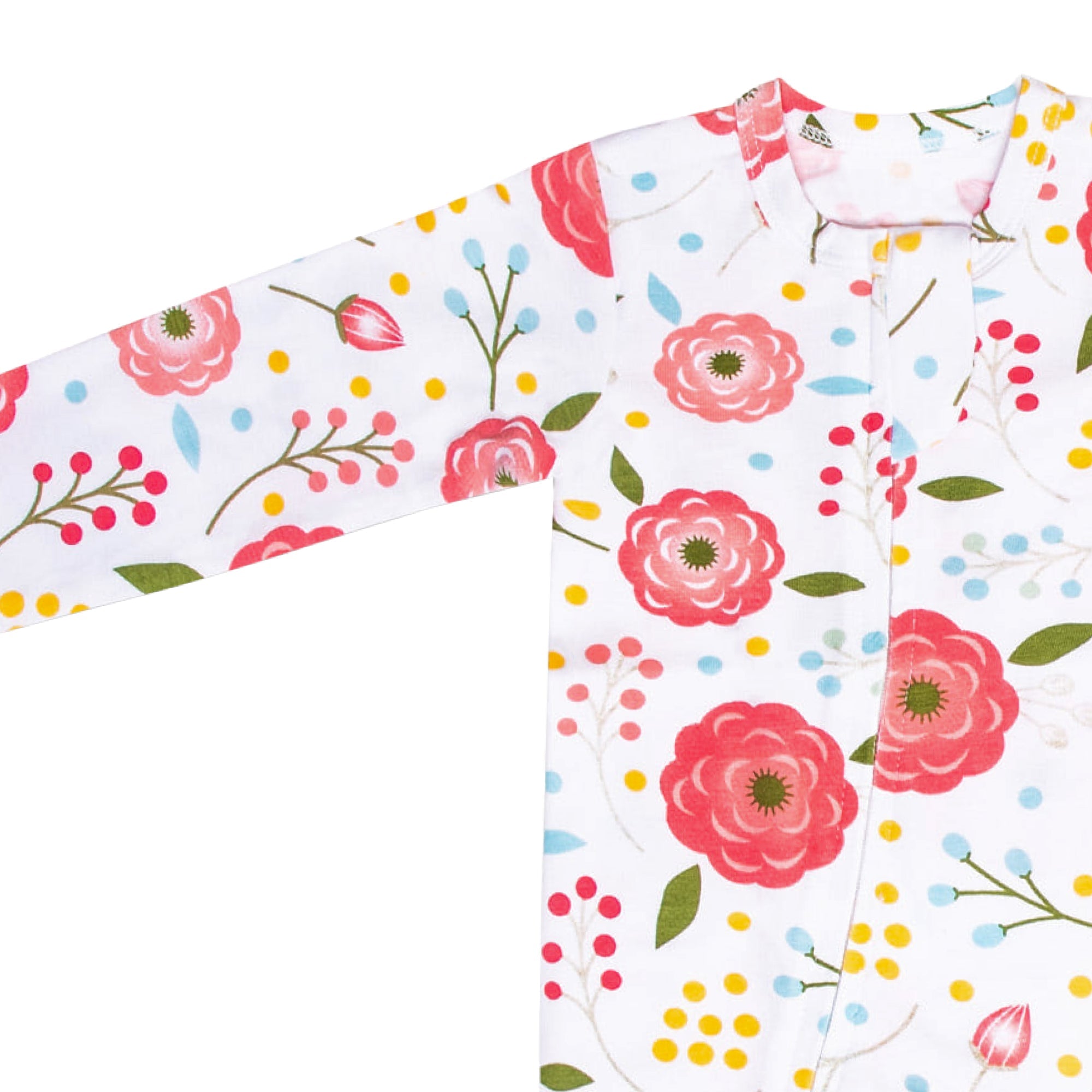 Sleeping Baby Pink Poppy One-Piece Pajama