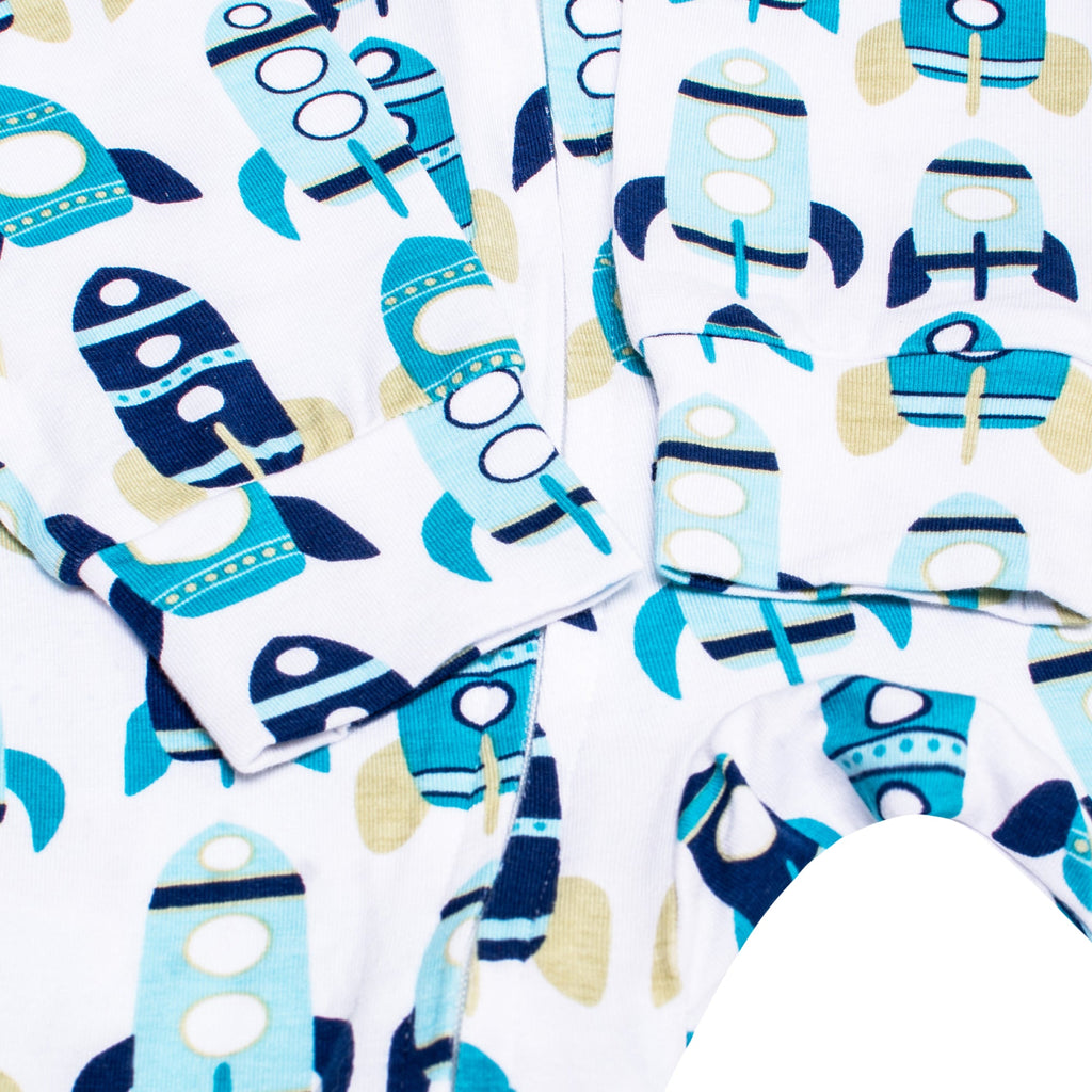 Sleeping Baby Rocket One-Piece Pajama