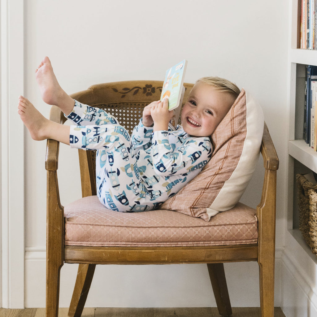 Sleeping Baby Rocket One-Piece Pajama