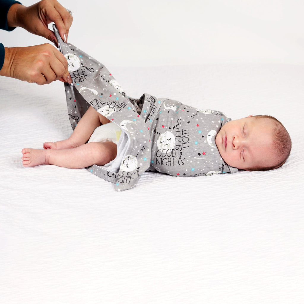 Sleeping Baby Goodnight Moon Zippy Swaddle