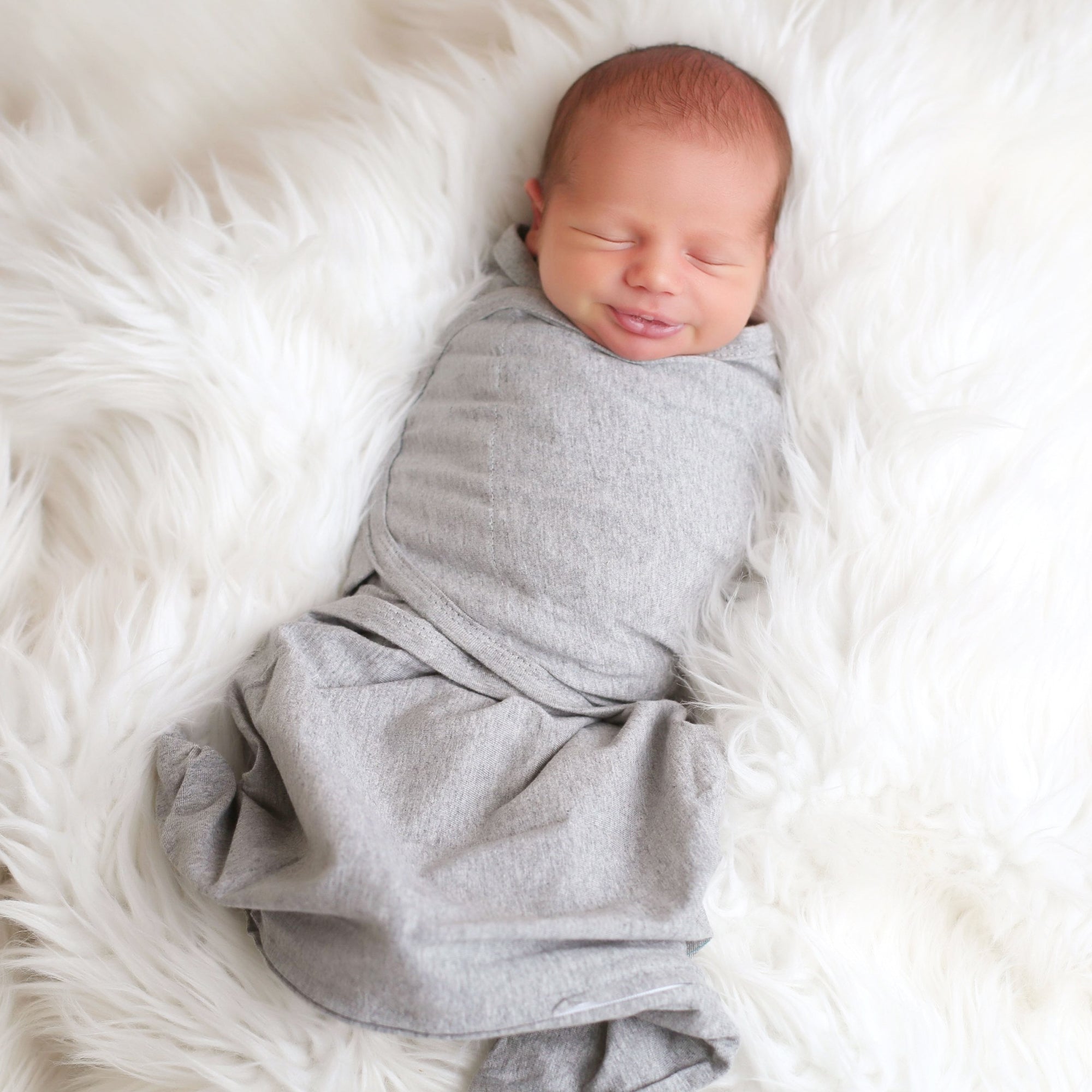 Sleeping Baby Classic Heather Zippy Swaddle