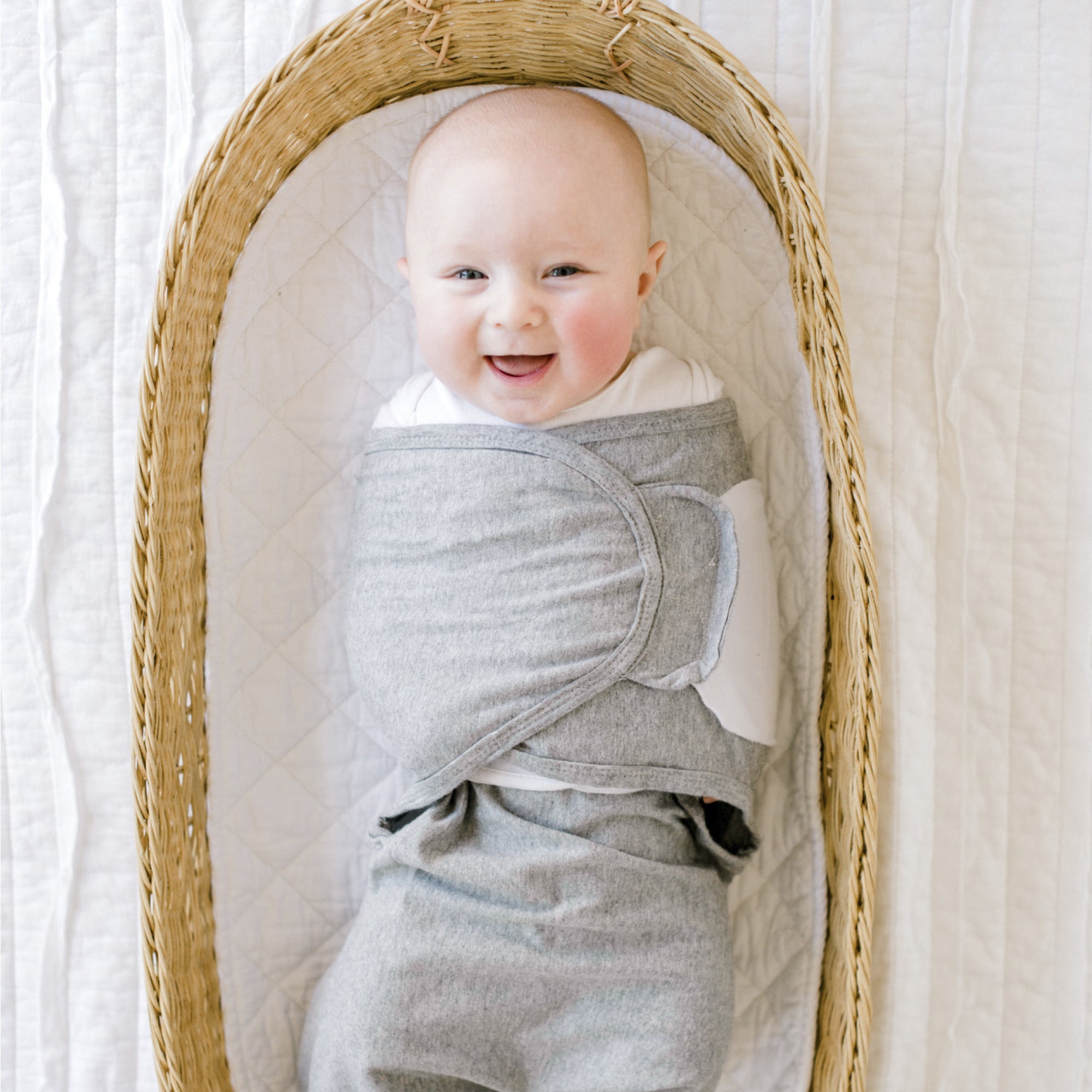 Sleeping Baby Classic Heather Zippy Swaddle