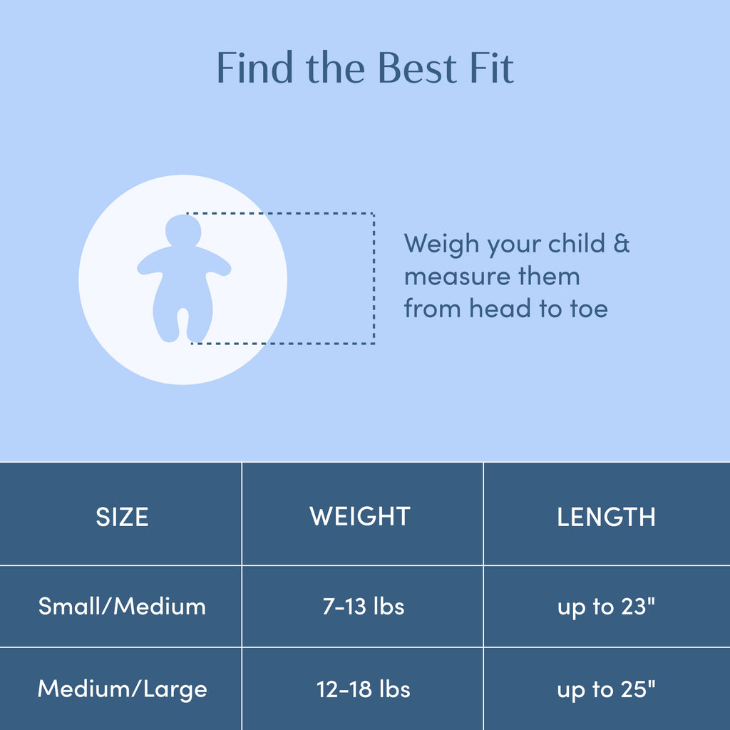 Sleeping Baby Lots of Love Zippy Swaddle