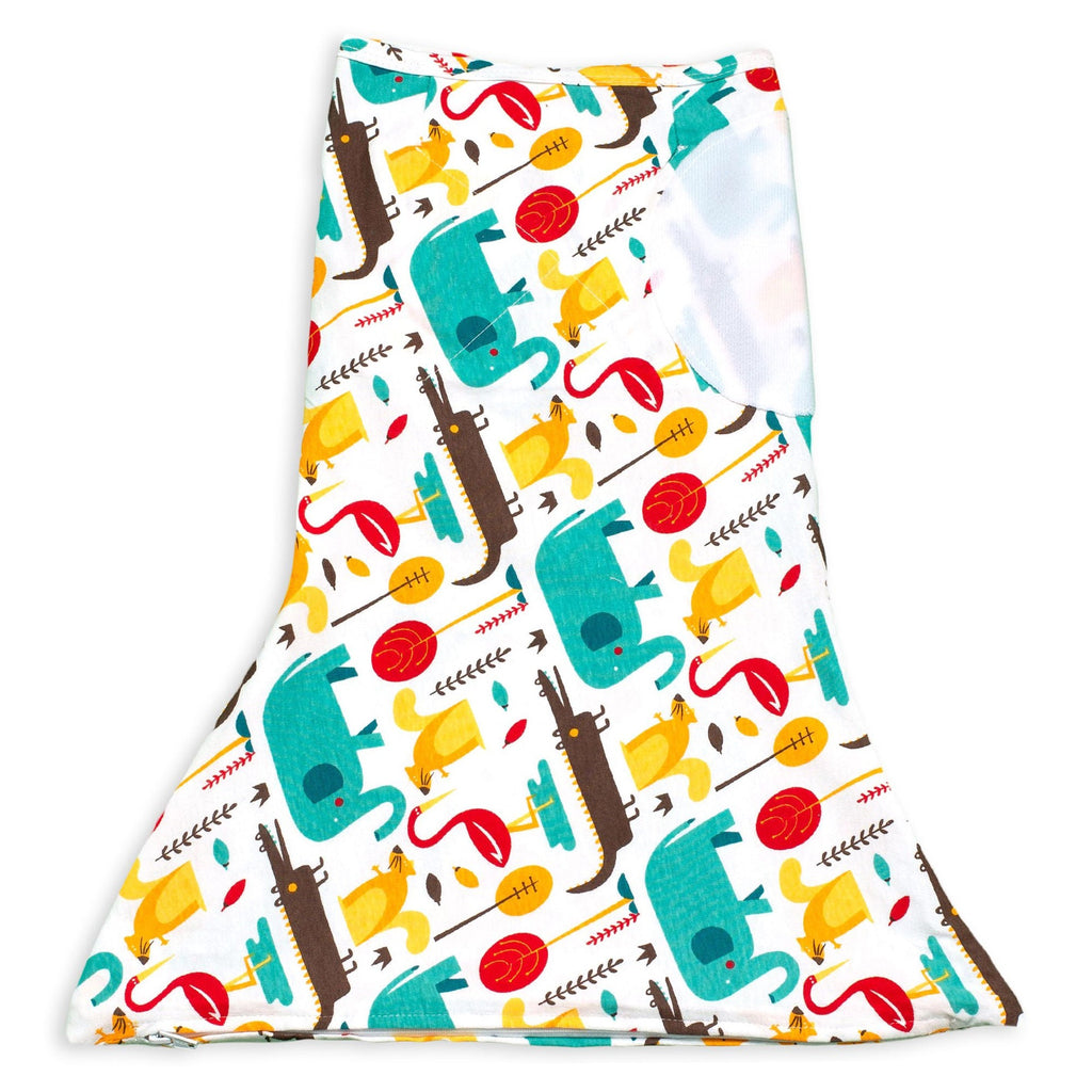 Sleeping Baby Modern Animals Zippy Swaddle