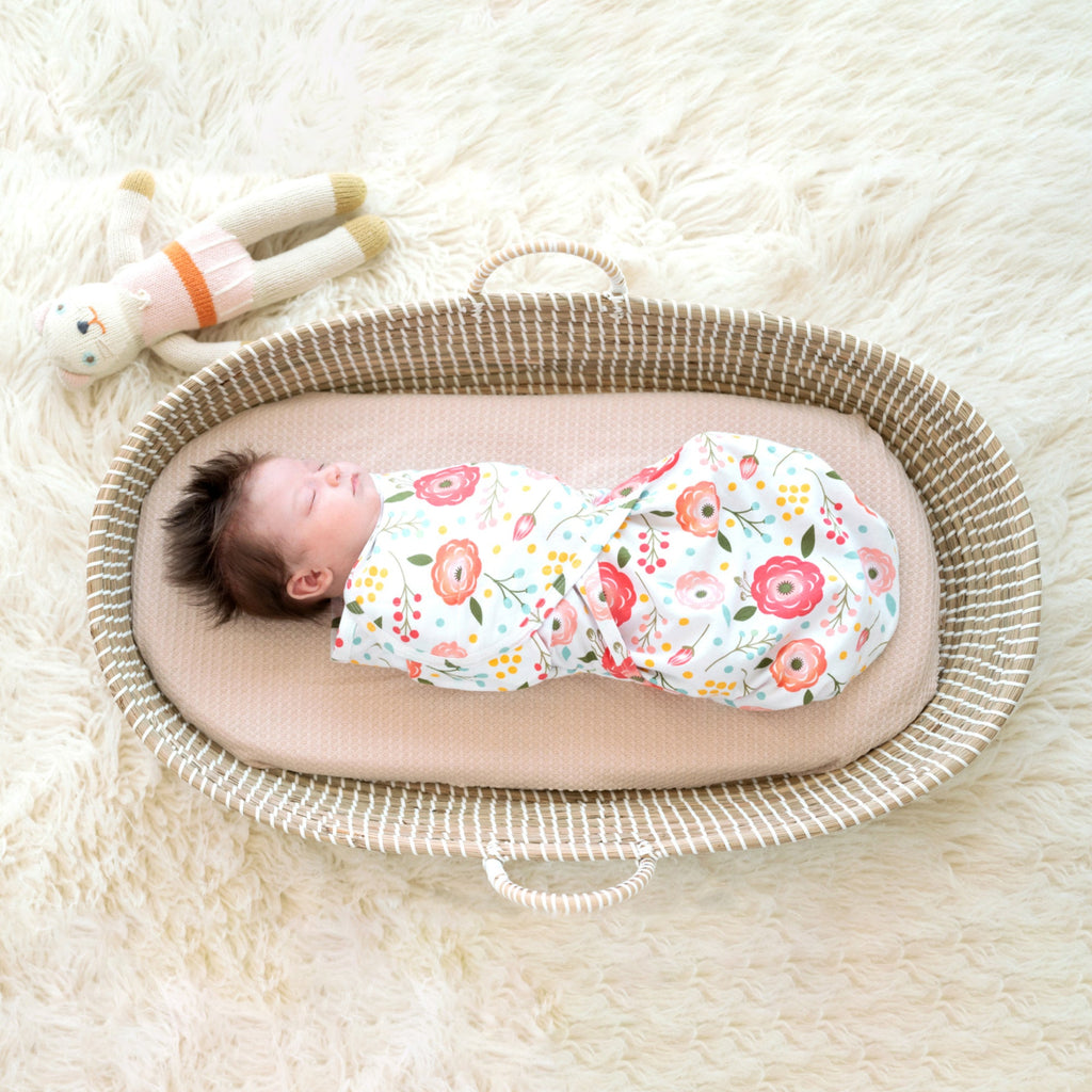 Sleeping Baby Pink Poppy Zippy Swaddle