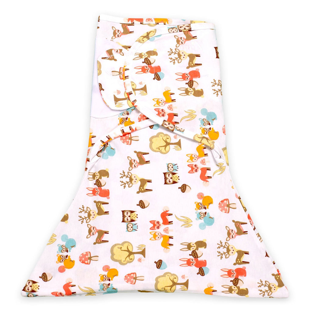 Sleeping Baby Woodlands Zippy Swaddle
