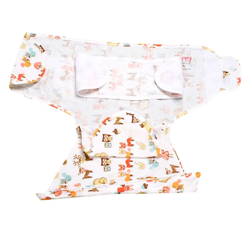 Sleeping Baby Woodlands Zippy Swaddle