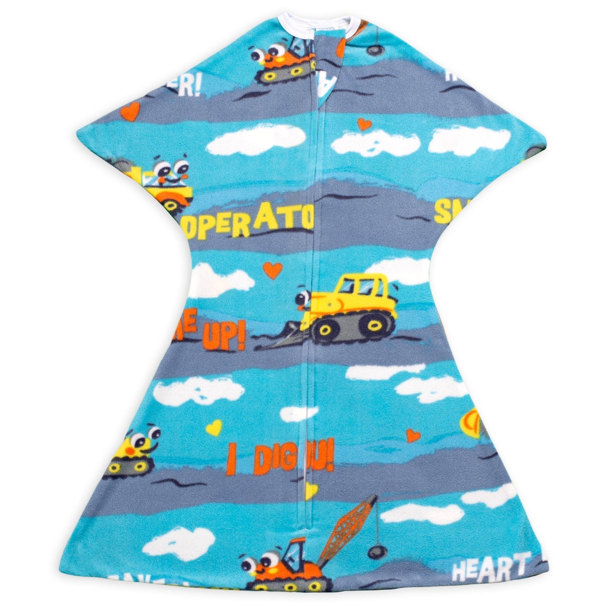 Sleeping Baby Going Places Zipadee-Zip Swaddle Transition - Fleece