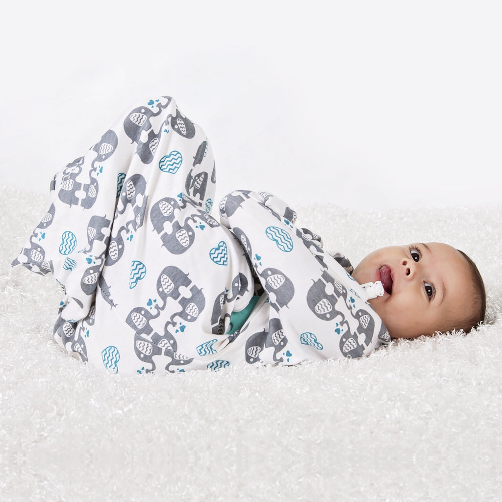 Sleeping Baby Zoo Pals Zipadee-Zip Swaddle Transition