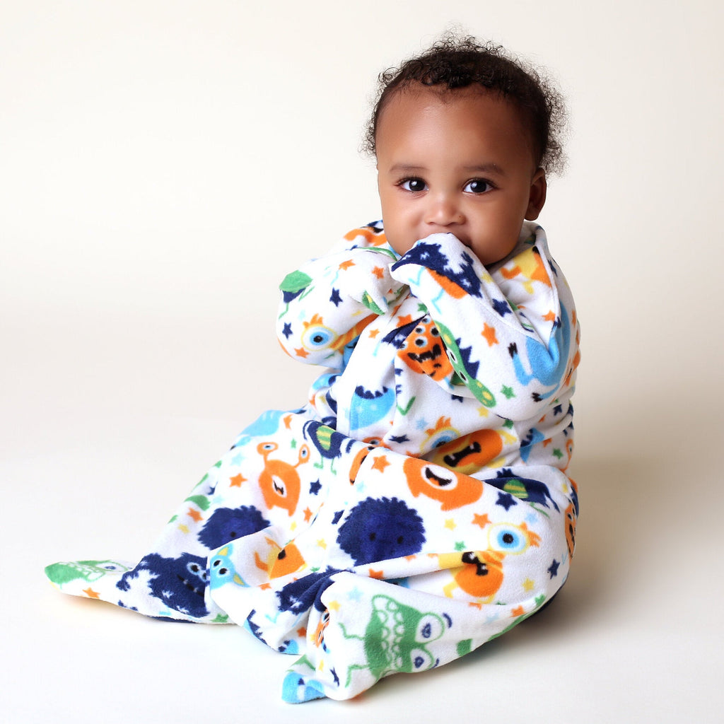 Sleeping Baby Adventure Island Zipadee-Zip Swaddle Transition - Fleece