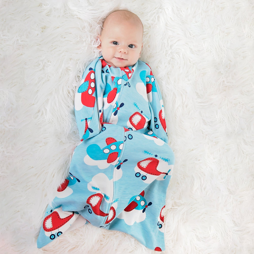 Sleeping Baby Going Places Zipadee-Zip Swaddle Transition