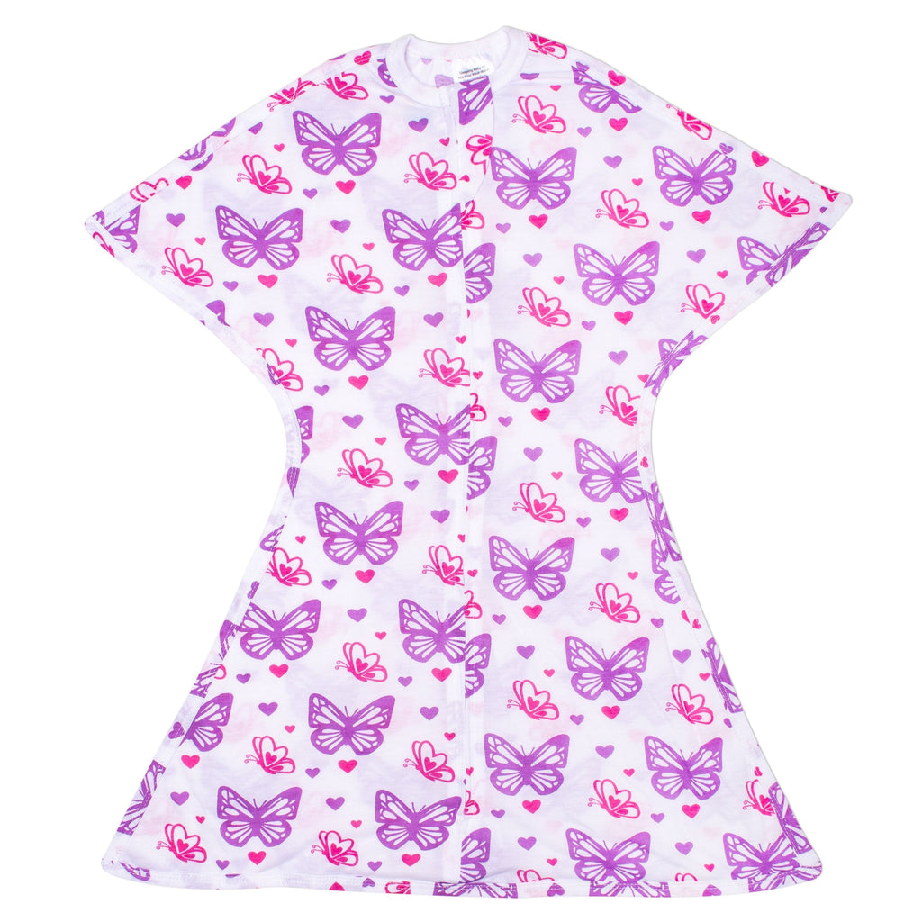 Sleeping Baby Butterflies Zipadee-Zip Swaddle Transition - Lightweight