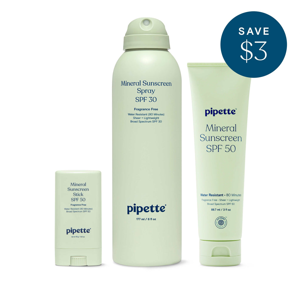 Clean Mineral Sunscreen Discovery Trio