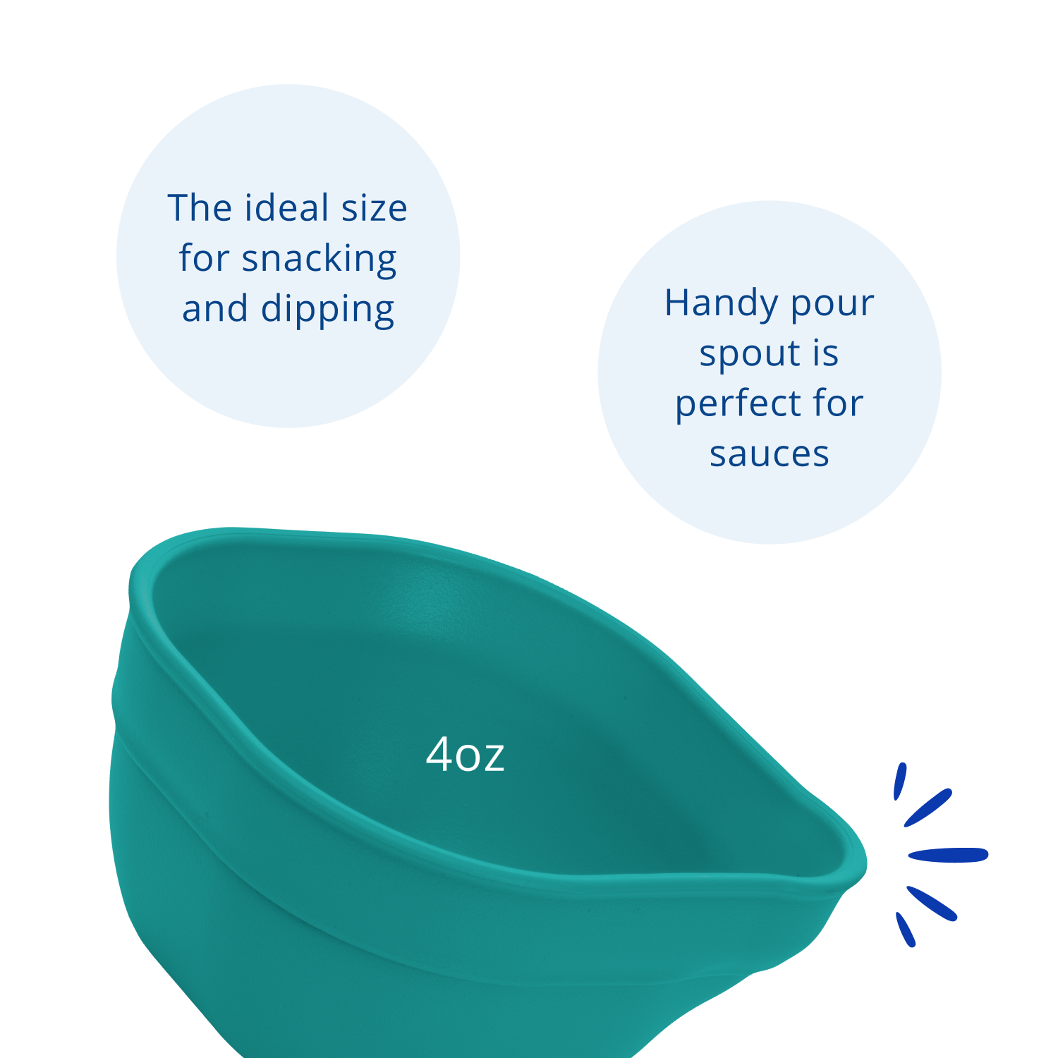 Dip 'n' Pour Bowl USA Made from Recycled Materials