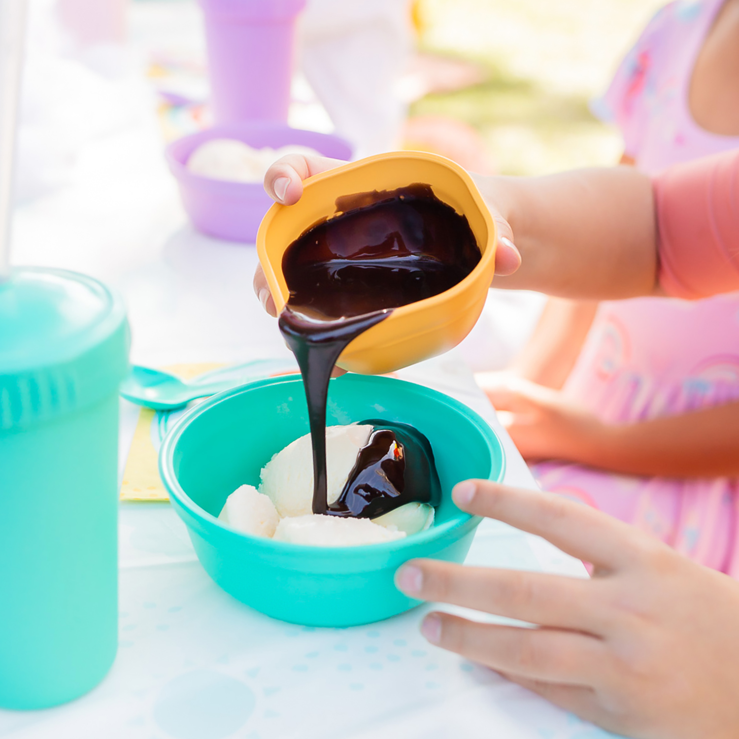 Dip 'n' Pour Bowl USA Made from Recycled Materials