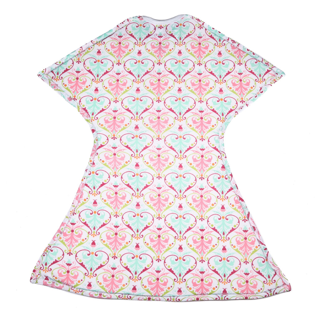 Sleeping Baby Pink Floral Zipadee-Zip Swaddle Transition - Lightweight