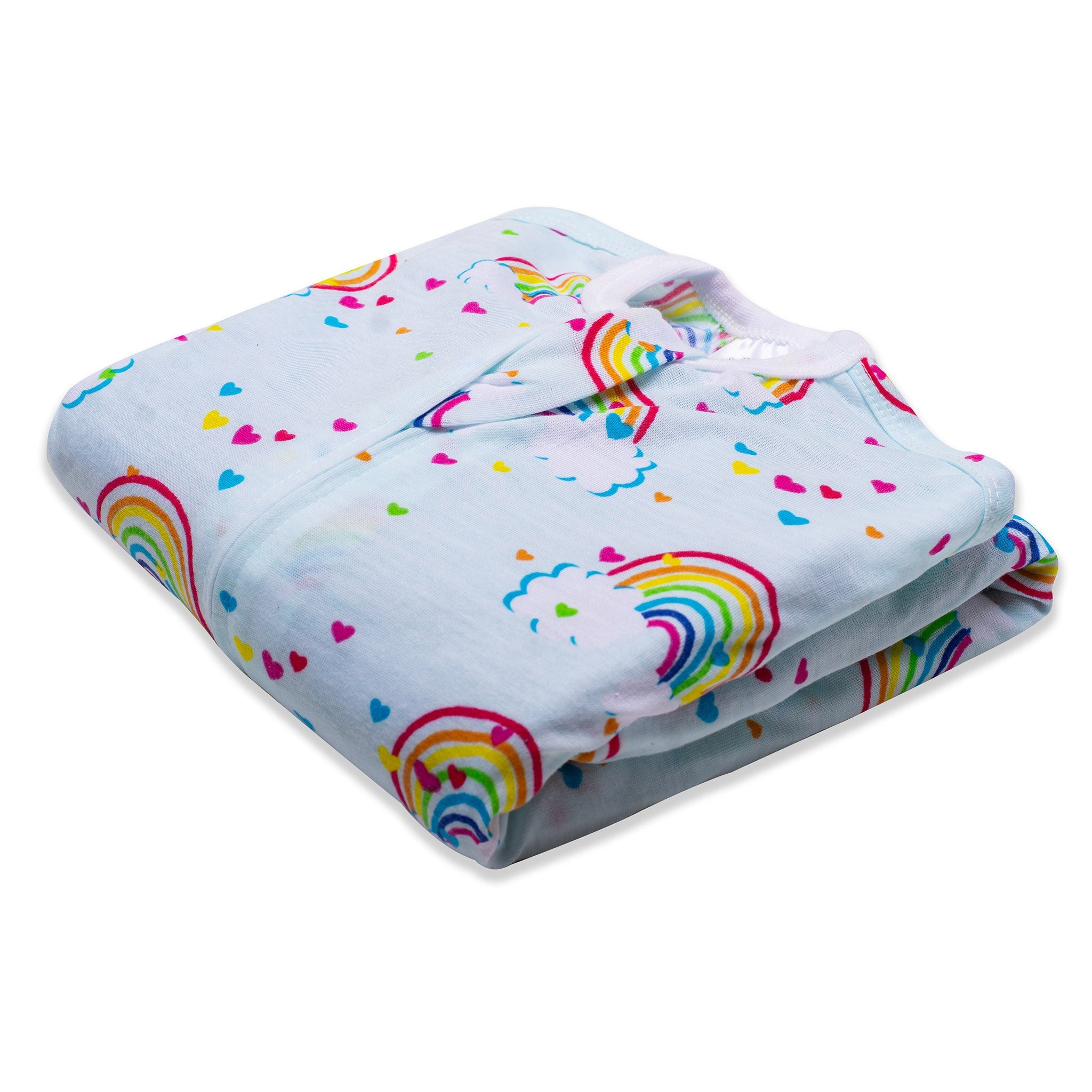 Sleeping Baby Rainbows Zipadee-Zip Swaddle Transition - Lightweight