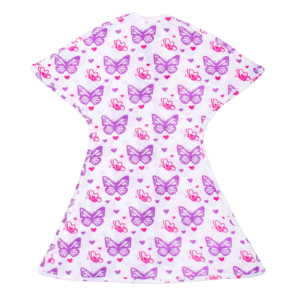 Sleeping Baby Butterflies Zipadee-Zip Swaddle Transition - Lightweight