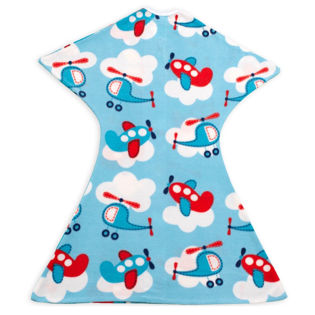 Sleeping Baby Going Places Zipadee-Zip Swaddle Transition - Fleece
