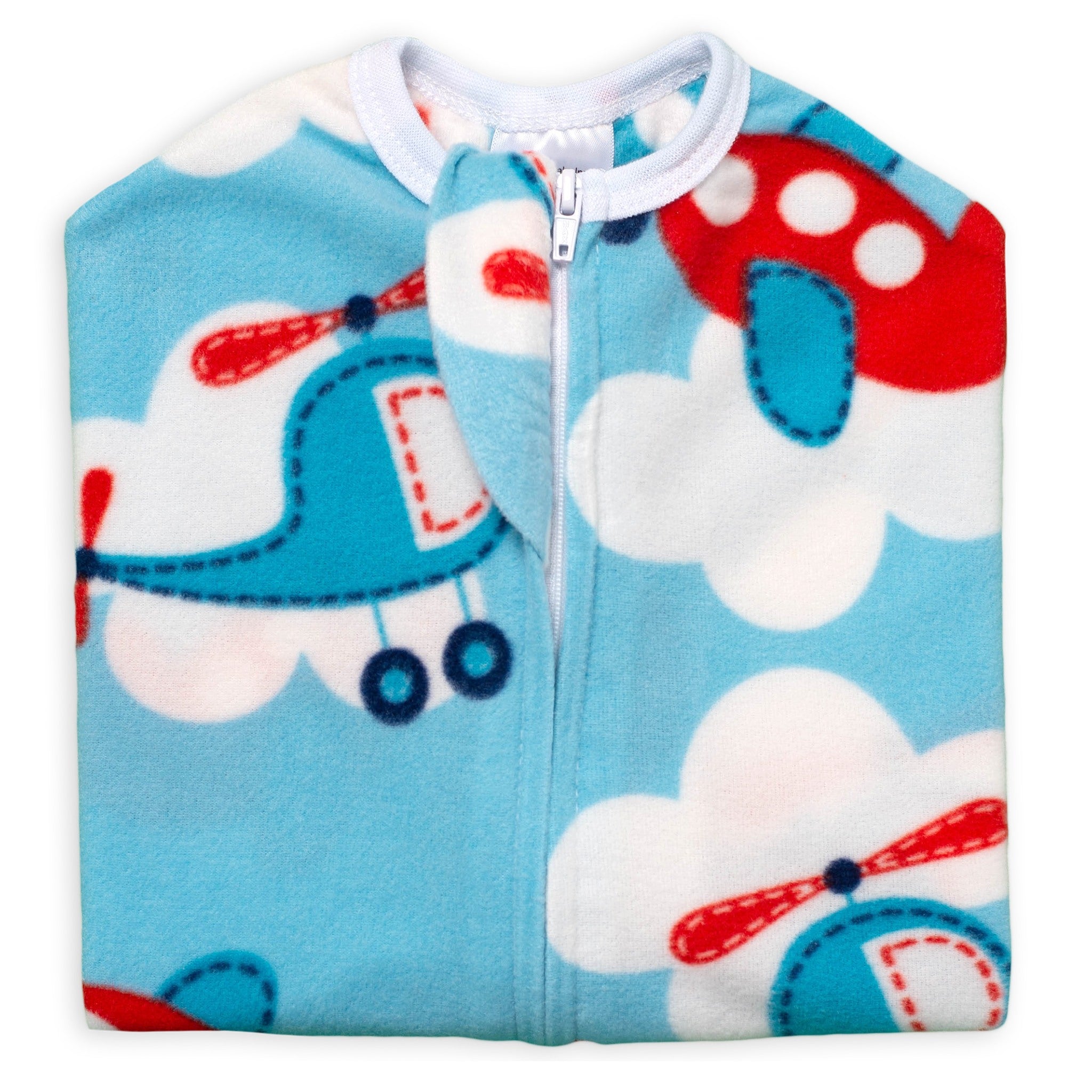 Sleeping Baby Going Places Zipadee-Zip Swaddle Transition - Fleece