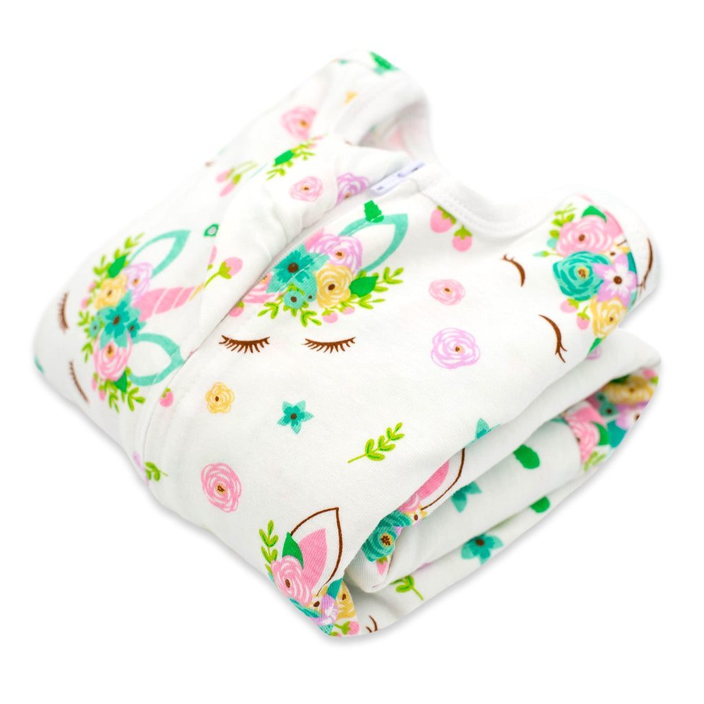 Sleeping Baby Sleepy Unicorn Zipadee-Zip Swaddle Transition